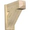 Ekena Millwork Traditional Rough Sawn Craftsman Outlooker, Douglas Fir, 8"W x 20"D x 20"H OUT08X20X20TRA04RDF - alternate 1